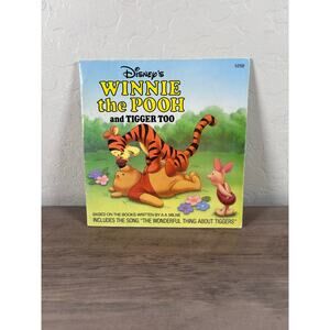 Winnie the Pooh o Disney See Hear Read Book Only Vintage EUC